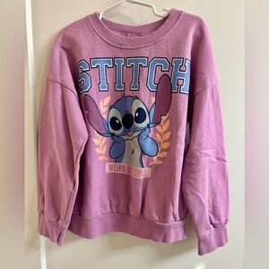 Disney’s Lilo & Stitch Girls’ Sweatshirt and Plaid Skirt Set